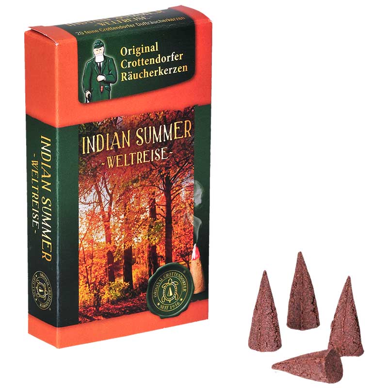 Original Crottendorfer Räucherkerzen "Indian Summer" 24er Pack