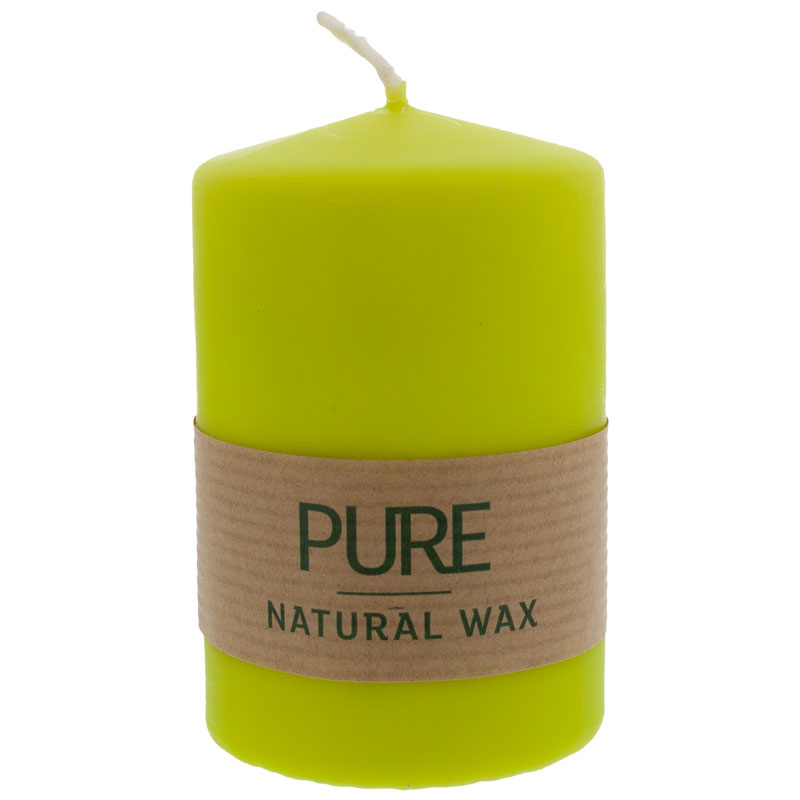 PURE Nature Wax Kerze 90/60 limone