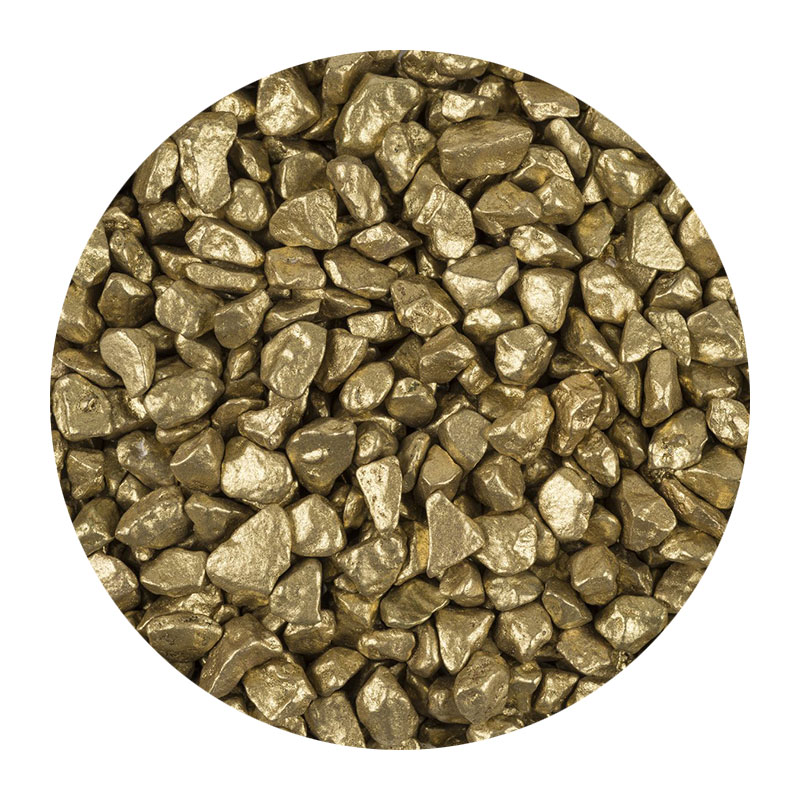 Dekosteine gold (9-13mm) 1kg