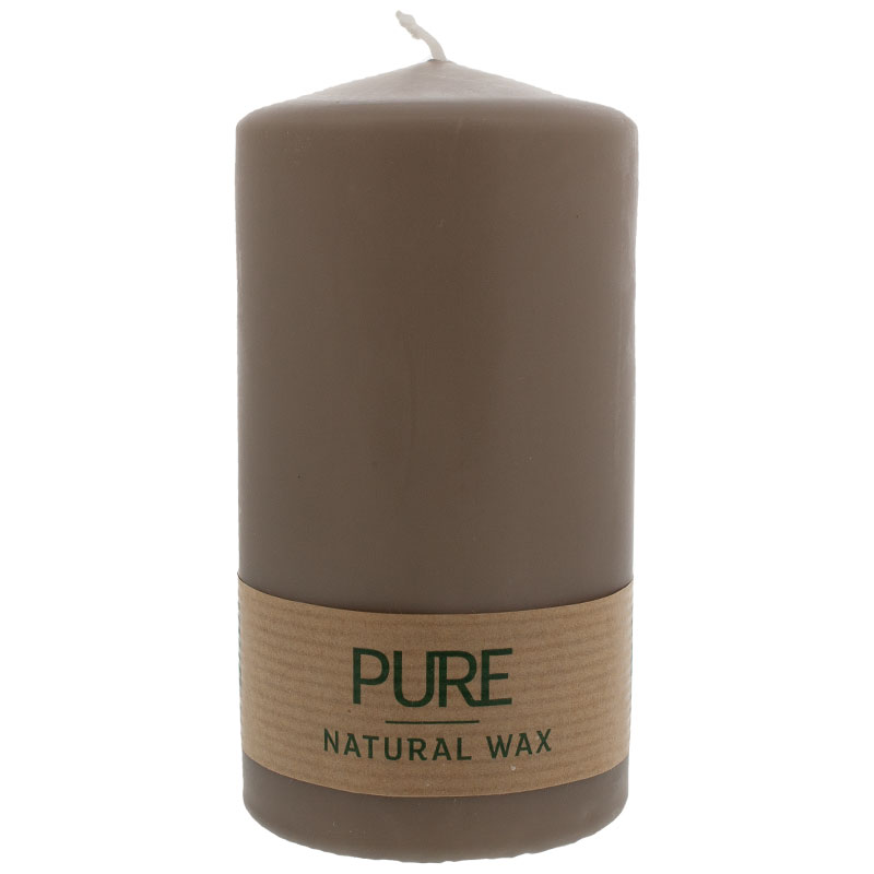 PURE Nature Wax Kerze 130/70 sand