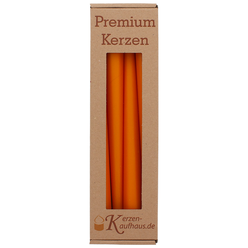 Spitzkerzen 250/23 safran 4er Pack