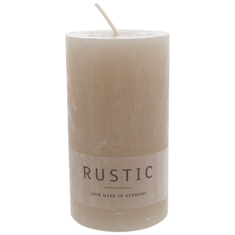 Rustic Kerze 110/60 mm sahara Safe Candle
