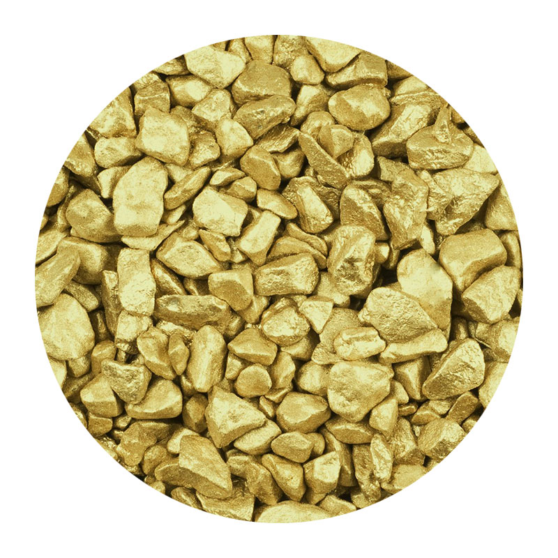Dekosteine gelbgold (9-13mm) 1kg