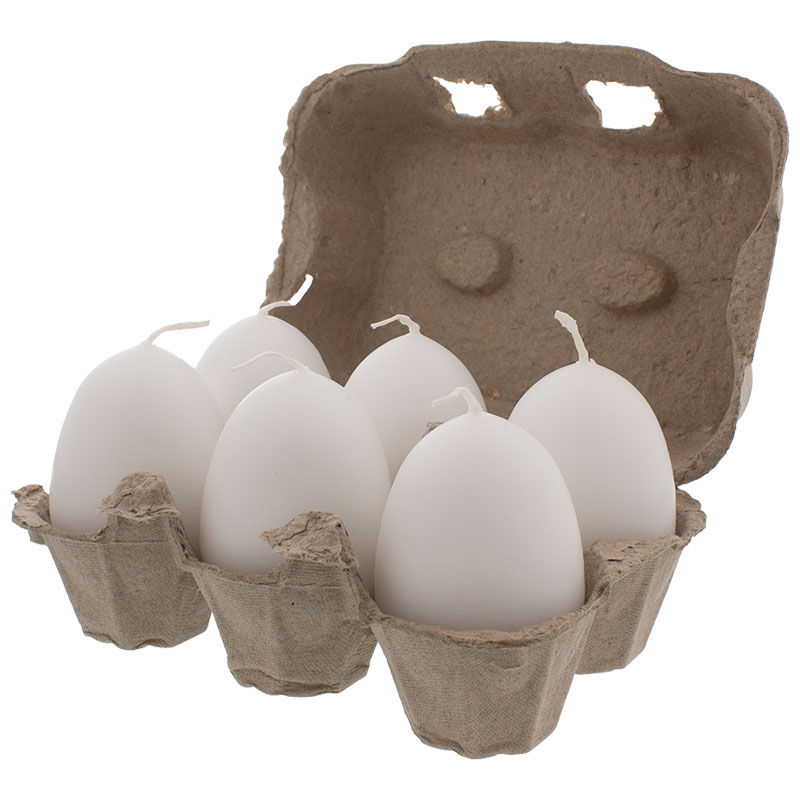 Eikerzen weiß 6er Pack