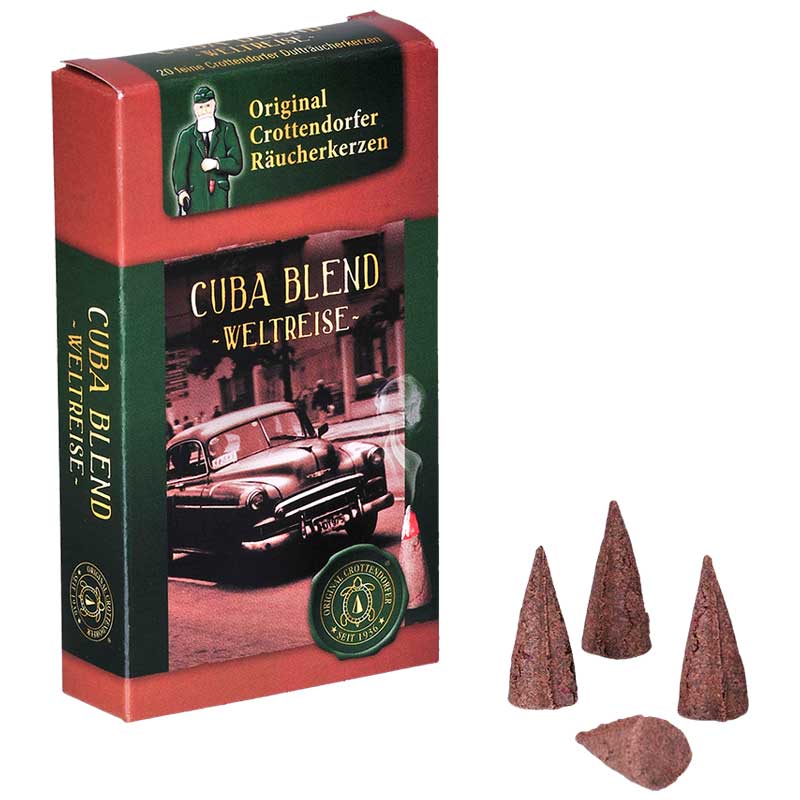 Original Crottendorfer Räucherkerzen "Cuba Blend" 24er Pack