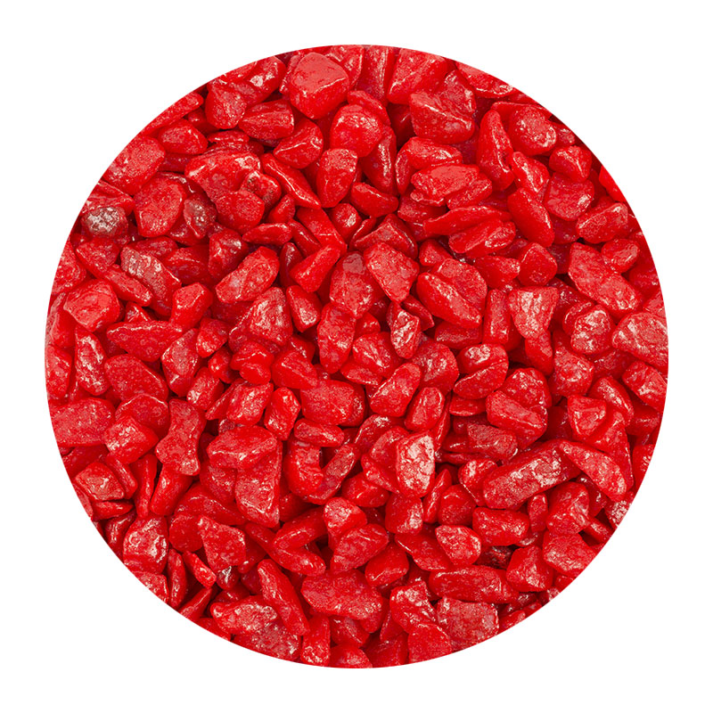 Dekosteine rot (9-13mm) 1kg