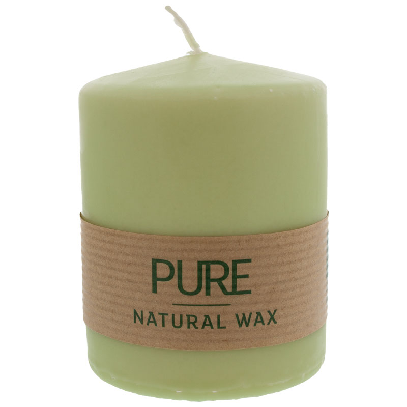 PURE Nature Wax Kerze 90/70 softgrün