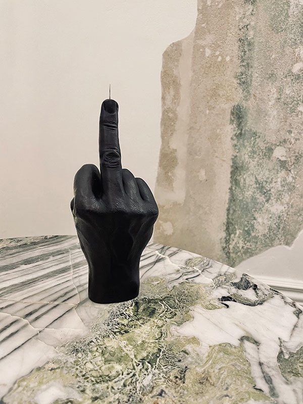 CandleHand Kerze "F*ck you" schwarz CandleHand Kerze "F*ck you" schwarz