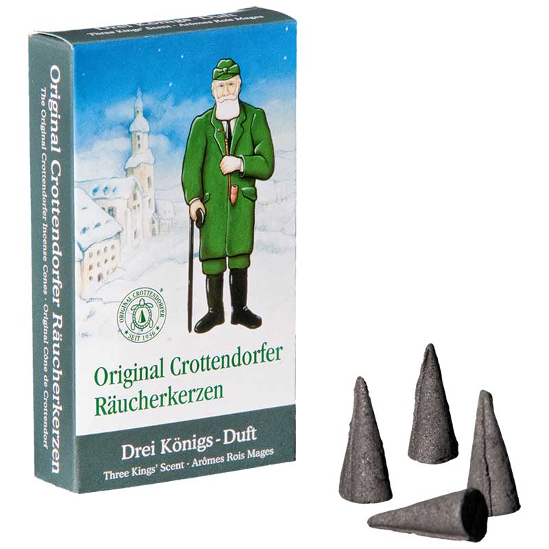 Crottendorfer Räucherkerzen Bunte Riesen, 5 Stück für 3,75